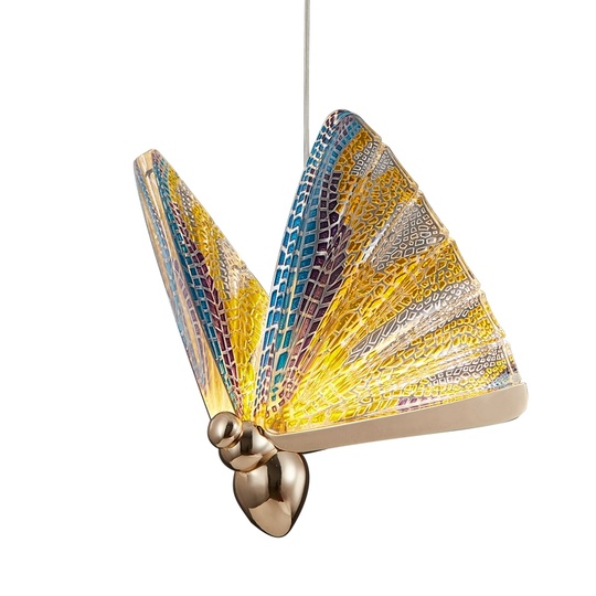 Подвесной светильник золотой Elybron, металл, 22*24 см, светодиодная, LED