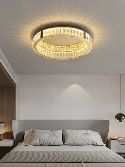 Люстра подвесная CENNET 60*12 золотой, хрусталь, металл, LED.