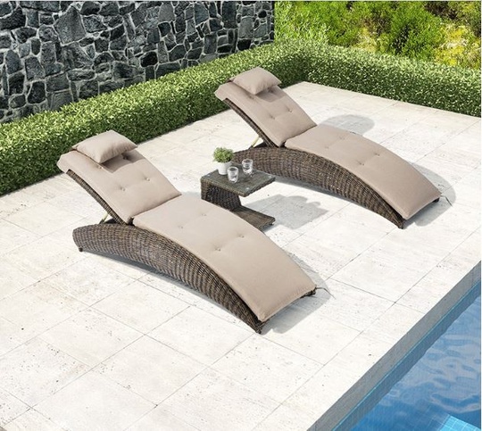 Шезлонг из ротанга SUNNY