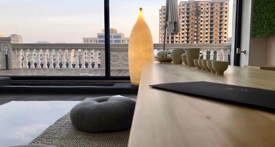 Торшер оранжевый Artdesign в виде сосуда, 32*92 см, светодиодный led - напольный светильник