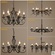 Дизайнерский светильник белый Ultenaq, 60*43 см, led, e14, железо, стекло, современный, белый