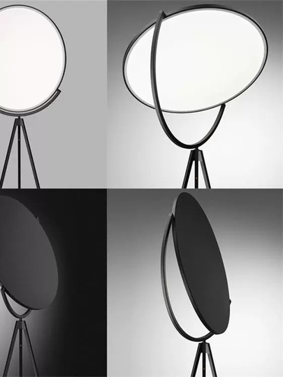 Торшер черный Elyesto, 40*75*170 см, LED, металл, 25 Вт