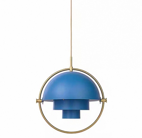 Светильник синий Alveora, металл, 28*31 см, Е27