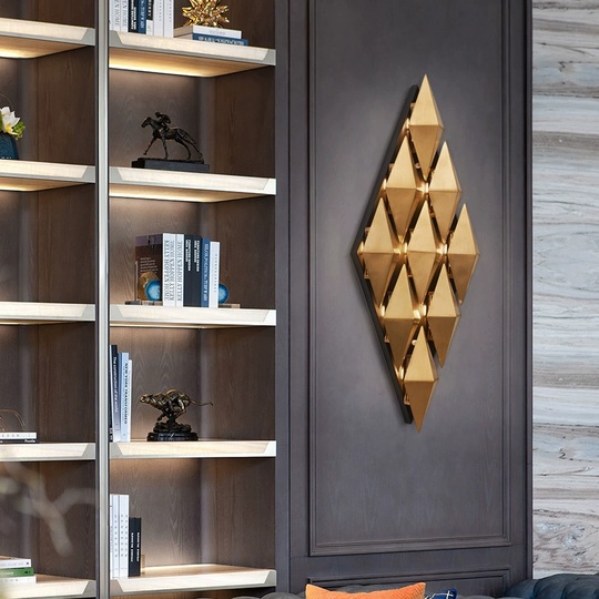 Настенный светильник, БРА WALLY 28*67, бронза, металл, G4.