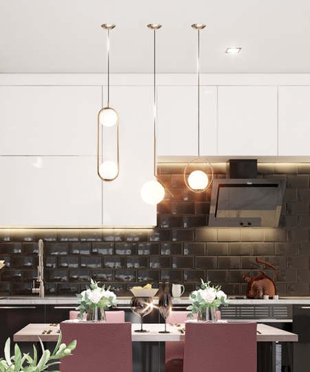 Подвесной светильник Gold Round SKU18