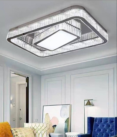 Потолочный светильник, золото, кристалл, KYLE 115*75*14 металл, LED.