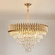 Люстра подвесная, золотой, стекло, ELEGANCE 55*38, металл, E14.