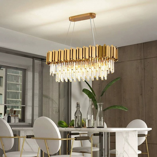 Люстра подвесная, медный, кристалл, BONNIE 90*35, металл, E14.