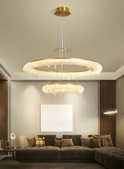 Люстра медная Olivex, металл, 105*65 см, светодиодная, LED