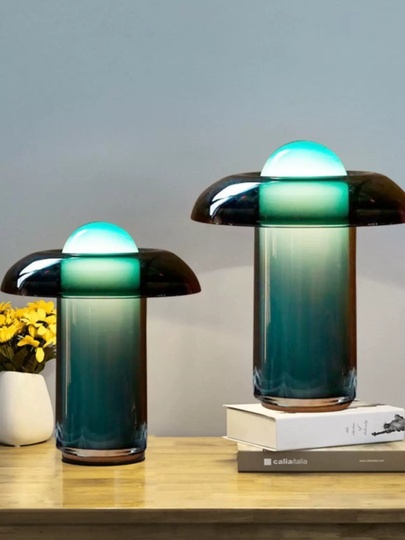 Настольная лампа OUFULA, зеленая, E27