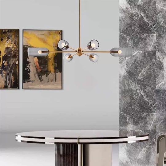 Люстра медная Virell, металл, 100*75 см, Е14