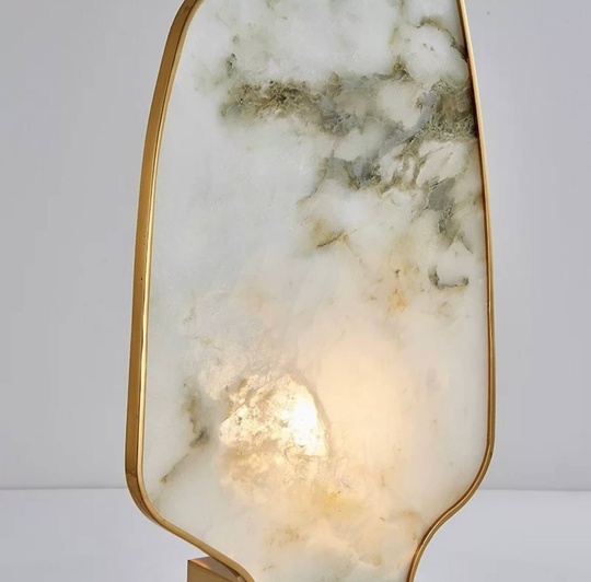 Настольная лампа DULCE 20*35, белый, мрамор