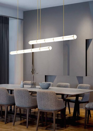 Светильник подвесной, медный, Elvorex, металл, 210*10 см, светодиодная, LED