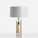 Настольная лампа HOTEL 38*68 золото, белый, металл, стекло