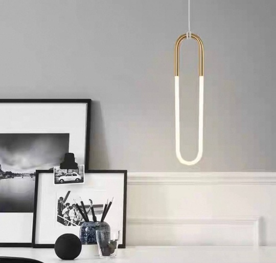 Светильник подвесной, бронзовый, Eldrisign, металл, 14*80 см, светодиодная, LED