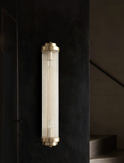 Бра, Настенный светильник бронза, 60*12 см. Бра на стену. TUNA LIGHT, E14, 8 Вт