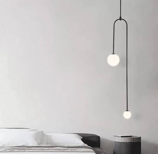 Светильник потолочный, черный, Elirvo, металл, 26*163 см, G9