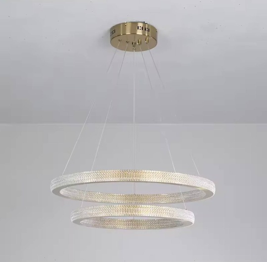 Люстра подвесная, медь, ПММА, MOWGLI 60*80 металл, LED.