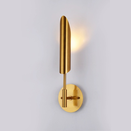 Настенный светильник, Бра OZ 10*39, медь, металл, G9.