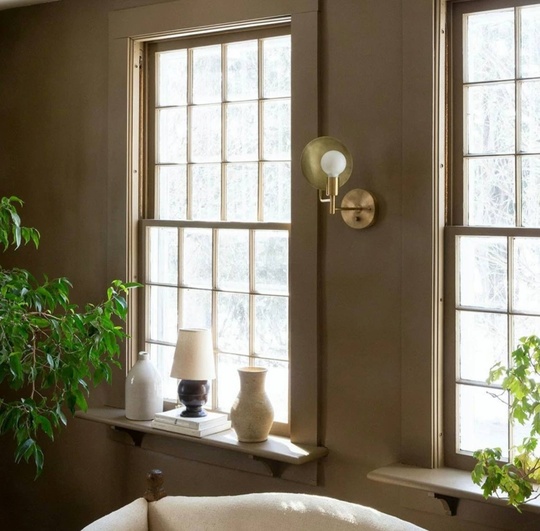 Настенный светильник, Бра, JASPER 20*30 бронза, металл, Е27.