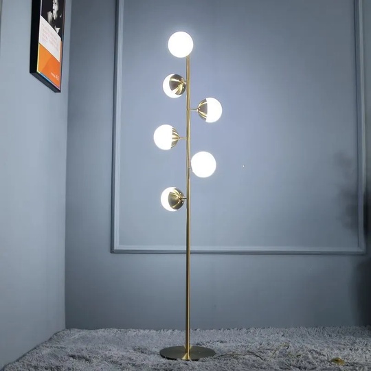 Торшер золото Luxor, 32*164 см, LED, G9, металл, 15 Вт