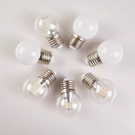 led лампочки 9W для торшера - NIM 1,8 м с 6 плафонами из стекла, G45