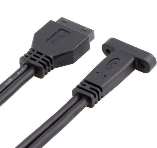 Кабель 20Pin - Type-C USB3.1 (0.5 м)