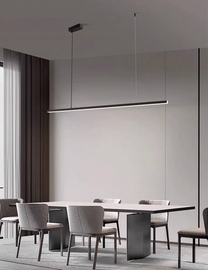 Люстра черная Lumis, металл, 88*200 см, светодиодная, LED