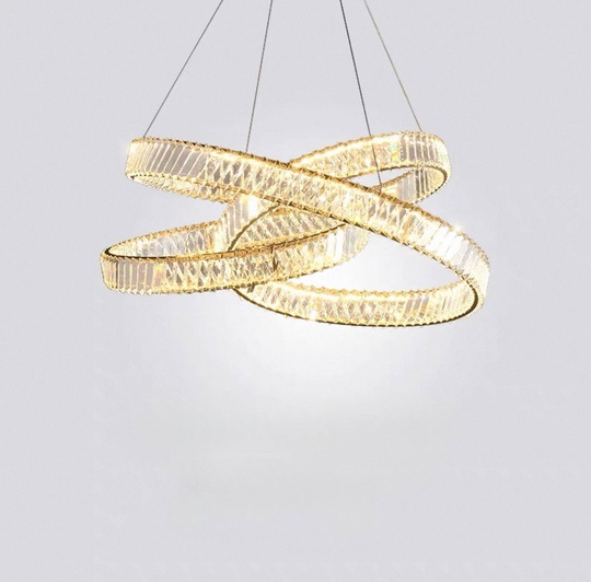 Люстра подвесная, бронза, хрусталь, RALPH 100*40 металл, LED.