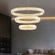Люстра подвесная CALISKAN 80*150 золотой, хрусталь, металл, LED.