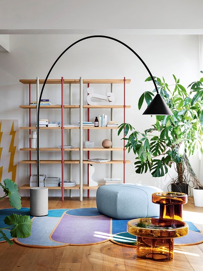 Напольный светильник черный Paolo Cappello, E27, 15 Вт