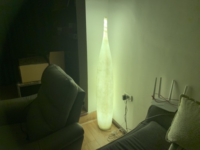 Зеленый торшер Artdesign в виде сосуда, светодиодный - Led, 29*142 см - Напольный светильник