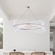 Люстра подвесная, медь, ПММА, HERVEY 100*24, металл, LED