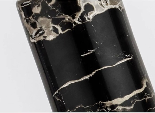 Настольная лампа ODA 32*38, дымчатый, камень