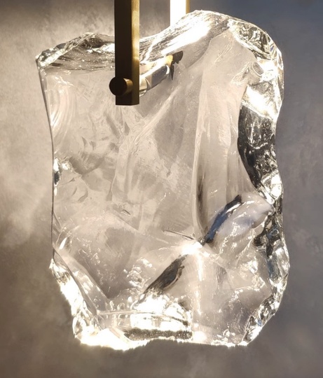 Подвесной светильник TRISS, металл, стекло