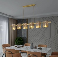 Люстра подвесная, медный, стекло, FLOWERSLOVER 140*17, металл, G9.