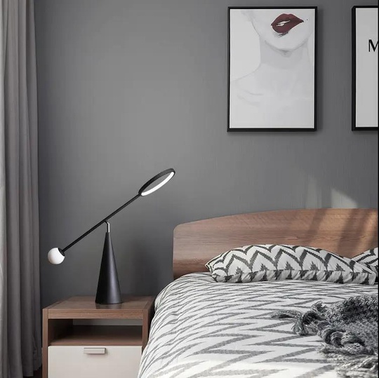 Черная настольная лампа Vikont, 50*70 см