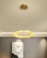 Люстра медная Elyvrin, металл, 105*12 см, светодиодная, LED