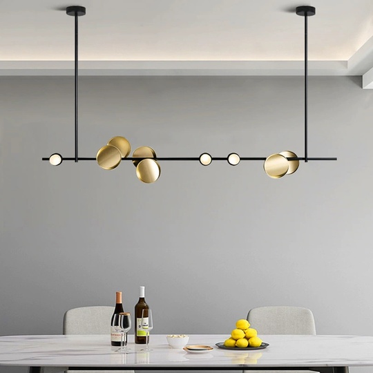 Люстра черная Love, металл, 160*100 см, светодиодная, LED