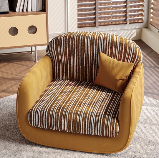 Кресло зеленое Pansuo Nordic 90*78*78 см, универсальное - в стиле минимализма