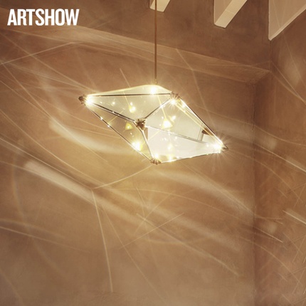 Дизайнерский светильник 30*61 см led, метал, стекло