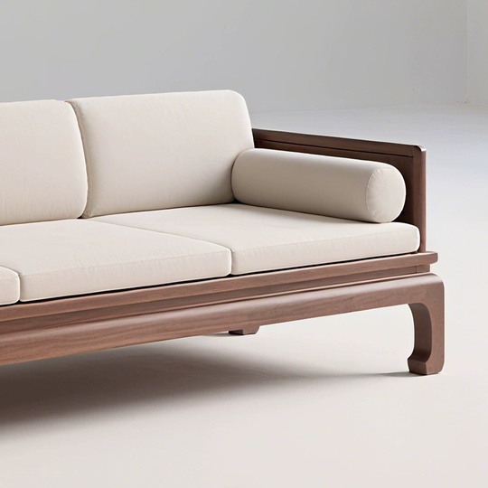 Прямой диван Sophia ясень, ткань, 200*80*75 см