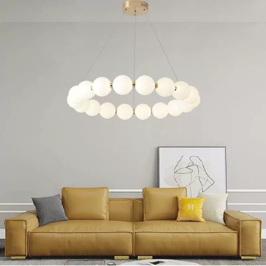 Светильник подвесной медный Uvloxi, медь, 80*10 см, светодиодная, LED