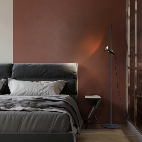 Напольный светильник черный Right, LED, 10 Вт