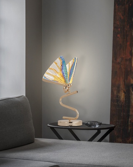 Настольная лампа бабочка BUTTERFLY Color, цветная