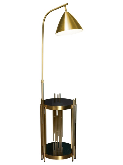 Напольный светильник золотой Globen, E27, 15 Вт