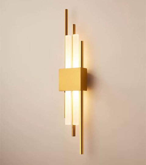 Настенный светильник медный CLAY, Бра 12*65, металл, LED.