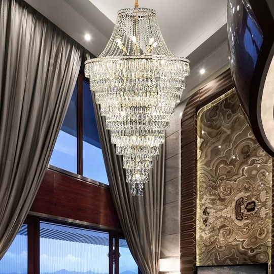 Люстра подвесная, золото, кристалл, DEVIN 120*200 металл, E14.