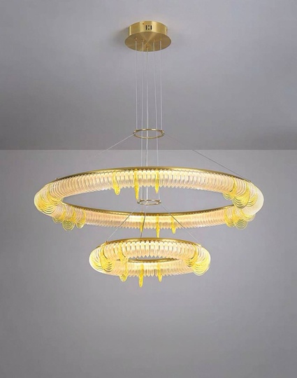 Люстра медная Olivex, металл, 105*65 см, светодиодная, LED