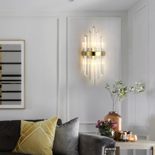 Настенный светильник STEPHEN, Бра, 25*65, бронза, металл, Е14.